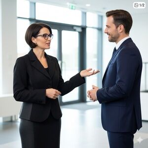ÉCLA Italian Grey Heathered Zip-Back Skirt - Size 50 (US M/L)